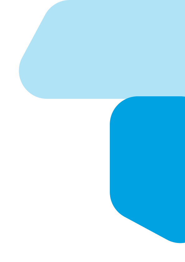 Background Blob Blue Top Corner